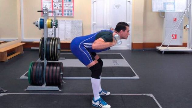 A man doing push-ups to get a stable erection
